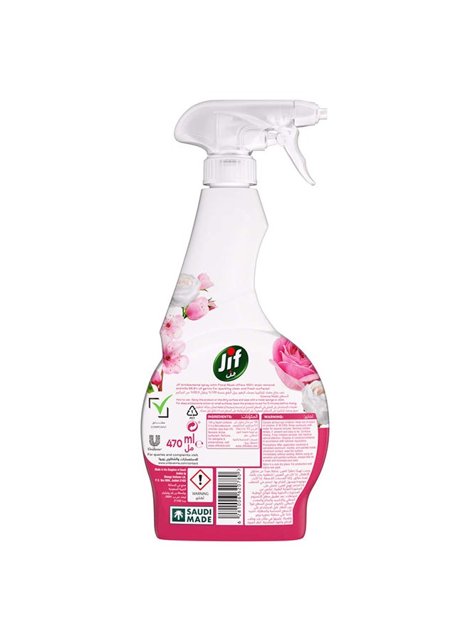Jif Antibacterial Clean Multipurpose Spray, Floral Musk, 470ml - Image 3